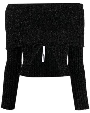 a. roege hove Jersey corto con abertura - Negro