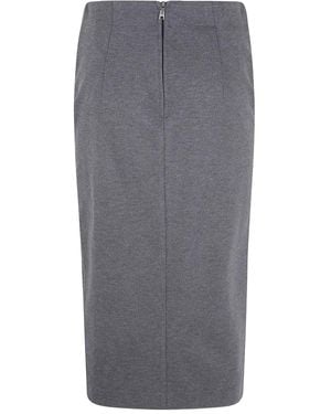 Seventy Zip-pockets Straight Skirt - グレー