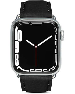 Maison De Sabre Apple Watch Grained Metal Buckle Watch Accessory - Black