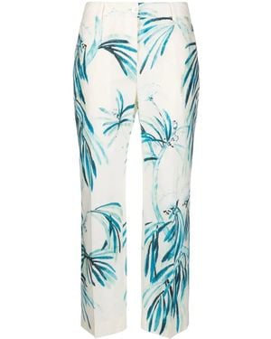 F.R.S For Restless Sleepers Mid-Rise Straight-Leg Trousers - Blue