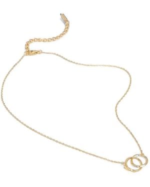 Trussardi Collier À Anneaux Entrelacés - White