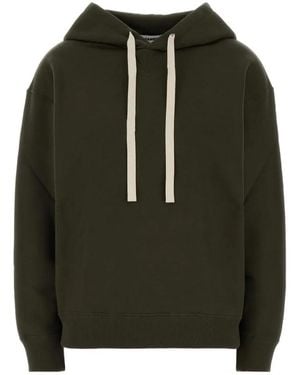 Jil Sander Relaxed-Fit Dropped-Shoulder Hoodie - Green