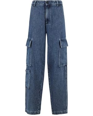 Erika Cavallini Semi Couture カーゴジーンズ - ブルー