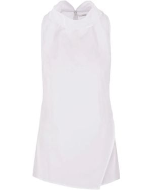 Co. High-Neck Sleeveless Top - White