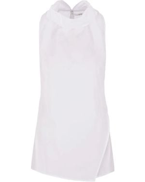 Co. High-Neck Sleeveless Top - White