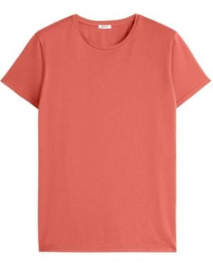 Aspesi Crew-Neck Cotton T-Shirt - Pink