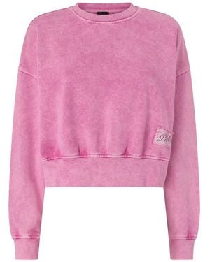 Pinko Logo-Patch Sweatshirt - Pink