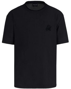 Giorgio Armani Round-Neck T-Shirt - Black