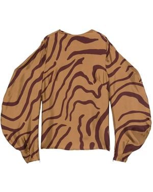 Raquel Diniz Silk Shirt - Braun
