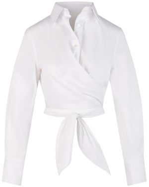Monse Wrap-Around Shirt - White