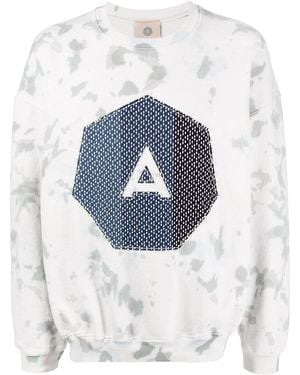 Alchemist Logo Crew-Neck Sweatshirt - White