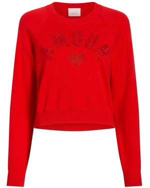 Cinq À Sept Jersey Amour Heatset - Rojo