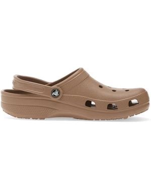 Crocs™ Perforated Slingback Sandals - Brown