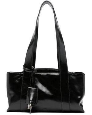 OSOI Mini Shell Duffle Shoulder Bag - Black