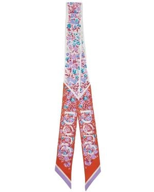 Gucci Fular Con Motivo Floral - Blanco