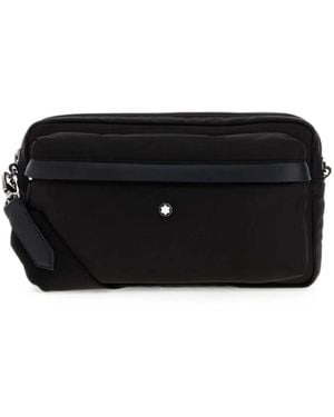 Montblanc Panorama Logo-Plaque Zip-Fastening Messenger Bag - Black