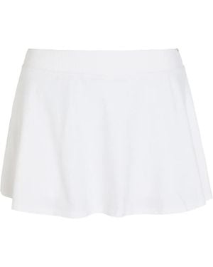 Vuori Minifalda Baseline Texturizada - Blanco