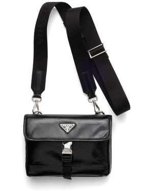 Prada Leather Smartphone Case in Black for Men Lyst UK