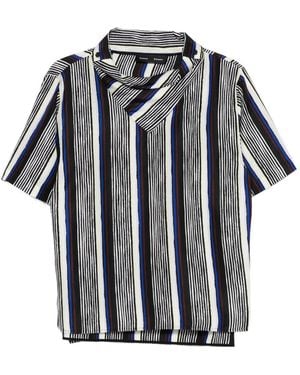 Proenza Schouler Striped Top - Black