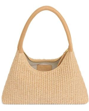 Mansur Gavriel Mini Candy Woven Shoulder Bag - Natural