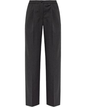 Samsøe & Samsøe Straight-Leg Trousers - Black