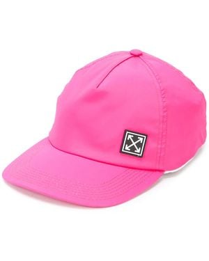 Off-White c/o Virgil Abloh Arrows Logo Patch Baseball Cap - Pink