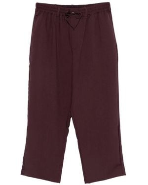 Y-3 Drawstring Trousers - Purple