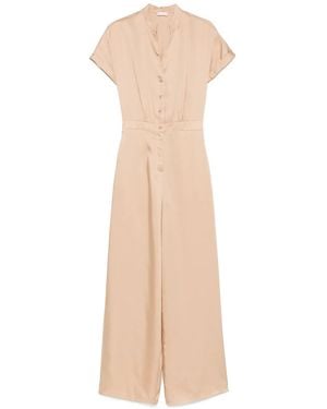 Liu Jo Satin Jumpsuit - Natural