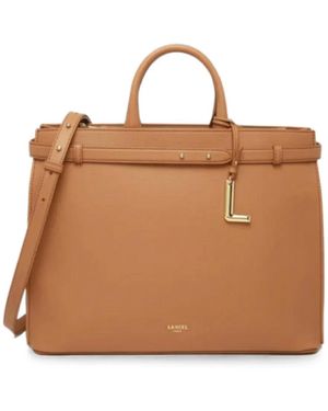 Lancel Faubourg Leren Shopper - Bruin