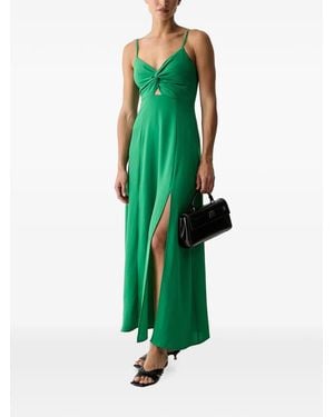 Morgan Twist-Detail Maxi Dress - Vert