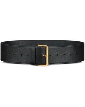 Givenchy Voyou Calf-Leather Belt - White