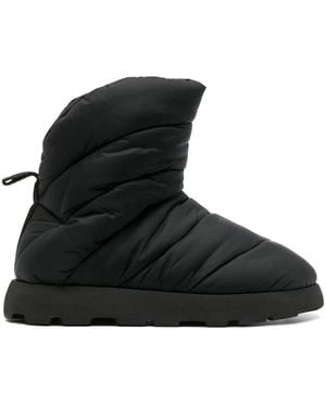 PIUMESTUDIO Luna Padded Ankle Boots - Black