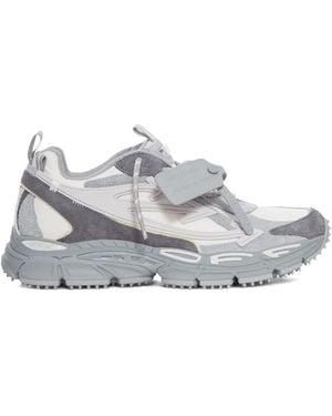 Off-White c/o Virgil Abloh Suede Design Trainers - Grey