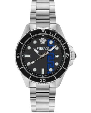 Versace Greca Force 42Mm Watch - Black