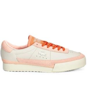 Lacoste Aura Leather Sneakers - Pink