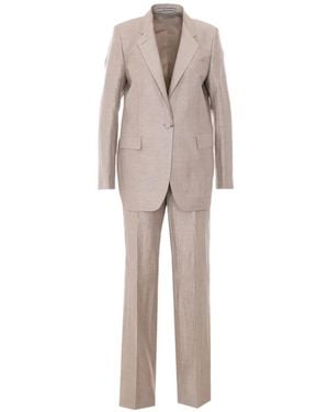 Tagliatore Adrianne Double-Breasted Suit - Natural