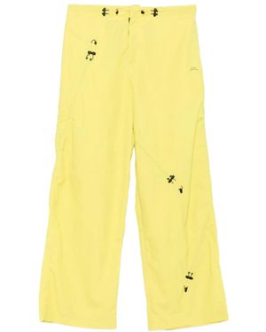 A_COLD_WALL* Clasp-Fastening Detail Pants - Yellow