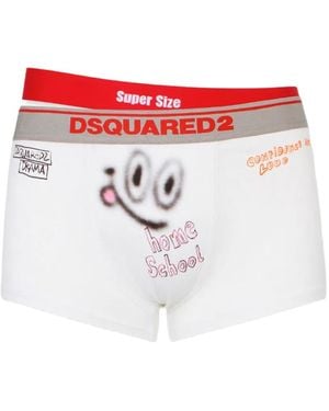 DSquared² Graffiti Trunks - White