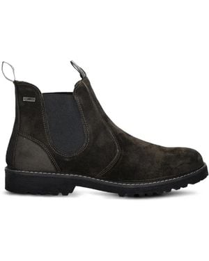 Barbour Patton Suede Chelsea Boots - Black