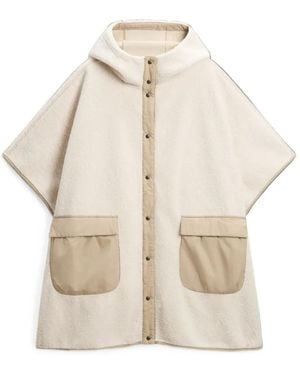 Woolrich Hooded Cape - Natural