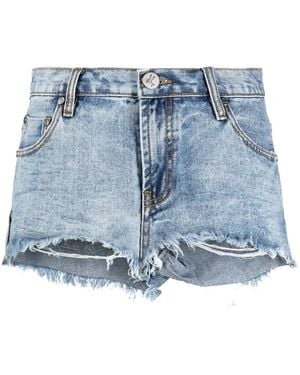 One Teaspoon Hollywood Marlons Denim Shorts - Blue