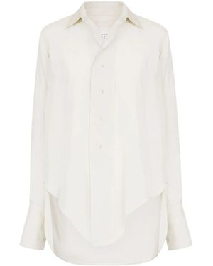 Maison Margiela Camicia A Maniche Lunghe - Bianco