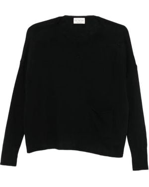 Ma'ry'ya Pocket-Detail Sweater - Black