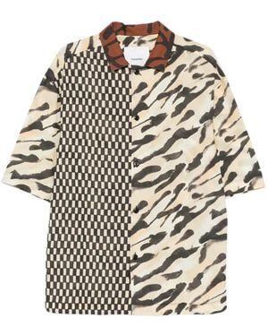 Nanushka Anwell Patterned Shirt - White