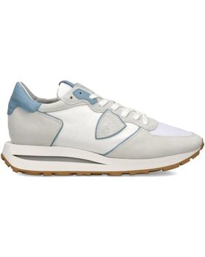Philippe Model Tropez Haute Sneakers Mit Runder Kappe - Weiß