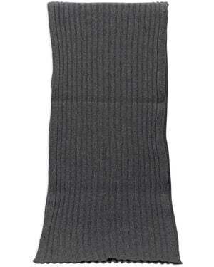 VIETTI MERCHANDISE Ribbed Scarf - Gray