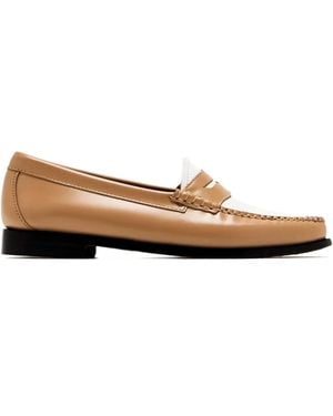 G.H. Bass & Co. Two-tone Leather Loafers - Brown