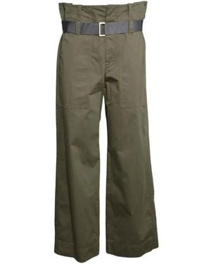 The Seafarer Belted Pants - Green
