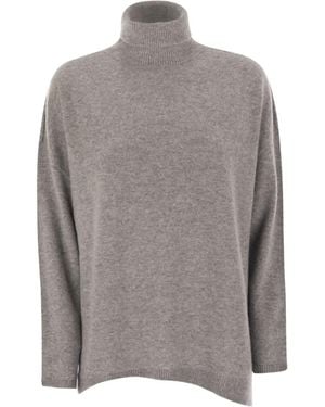 Vanisé Giuly High-Neck Jumper - Grey
