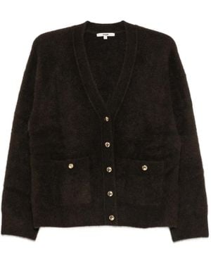 Maje Cardigan Mit V-Ausschnitt - Schwarz